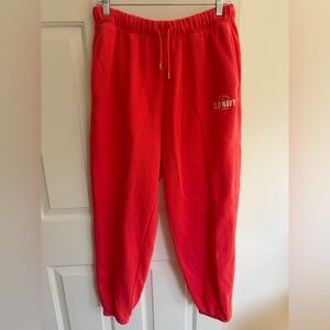 Old Navy Women’s Bright Red/Orange/Pink Colored Sweatpants